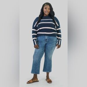 Liverpool Dark Blue Ankle Jeans